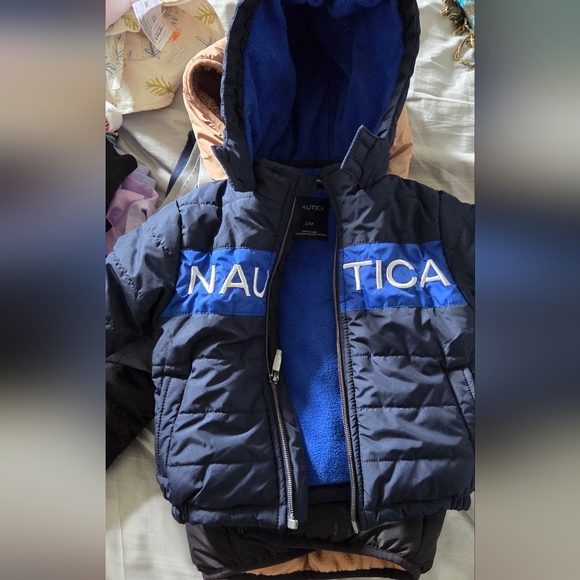 Nautica Other - Nautica Black and Blue Puffer Jacket
